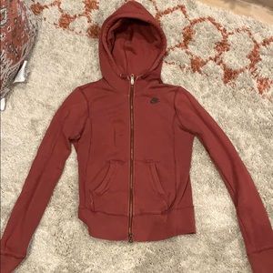 Vintage Nike Maroon Zip Up